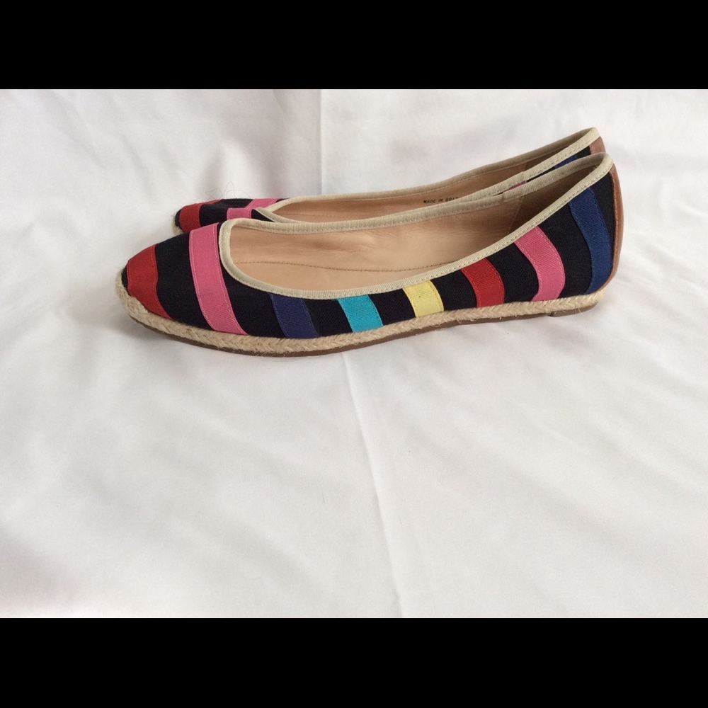 Kate Spade flat multi colored size 9